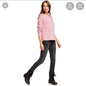 NWT Roxy Holiday Everday Long Sleeve Top in Canyon Clay Heather. Size XS
